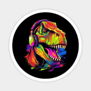 Jurassic DJ Magnet